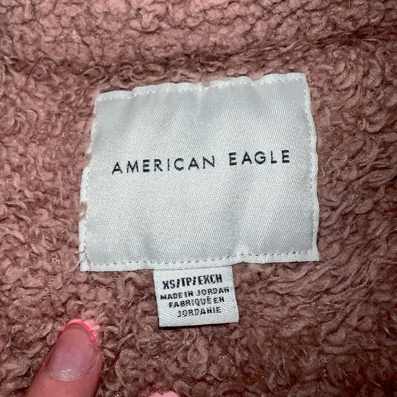 American Eagle fuzzy soft pull over - Picture 2 of 2